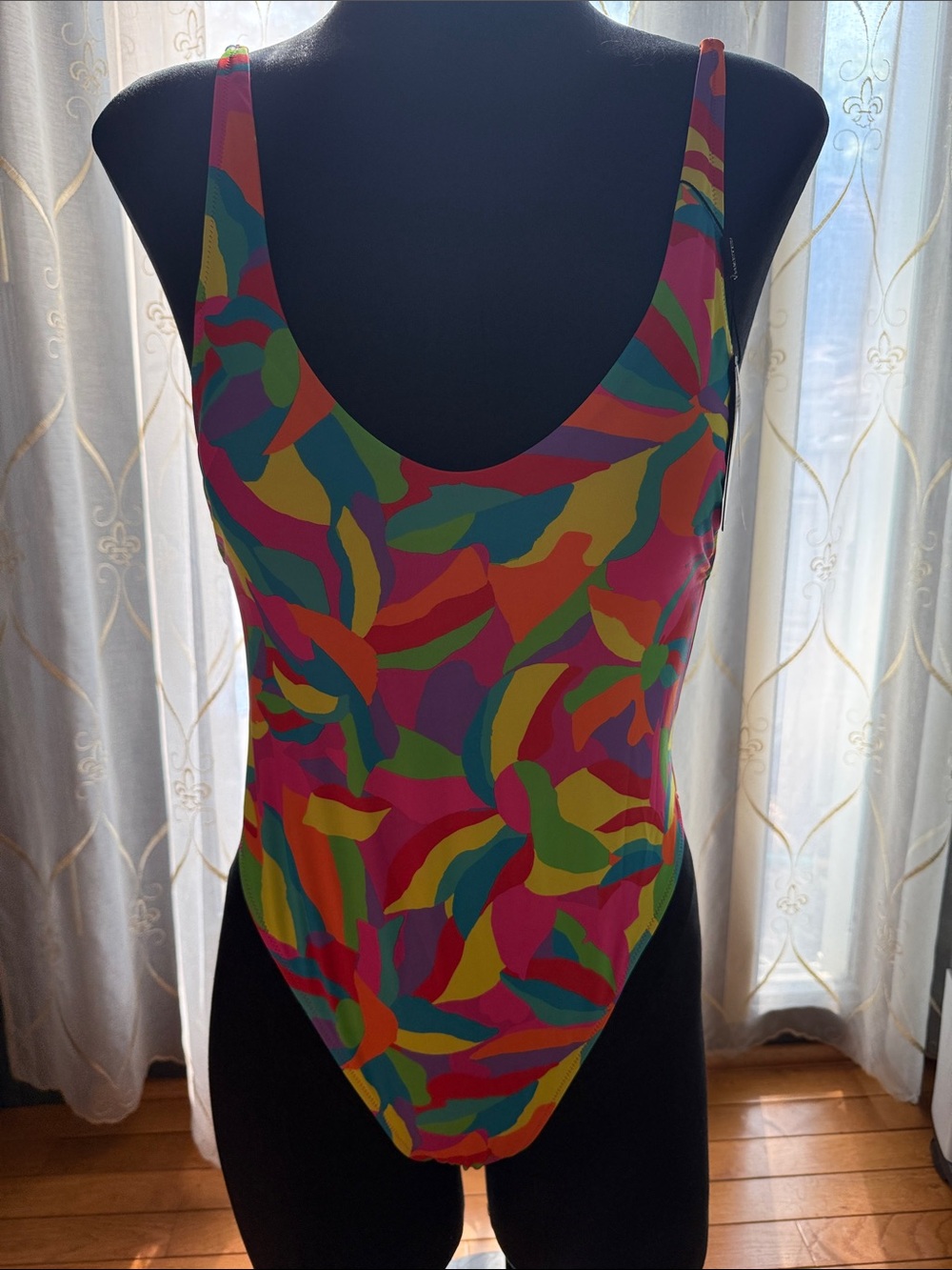RELLECIGA Multicolor Tropical Print One-Piece Swimsuit